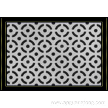 Soundproof perforated wire mesh